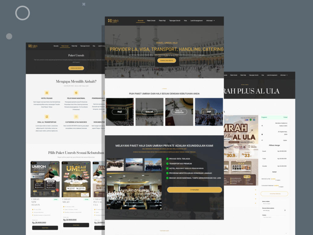 Website PT. MS. Aishah Mandiri